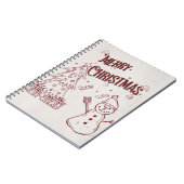 Playful Merry Christmas Notizblock (Linke Seite)