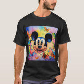 Playful Mickey: Grafischer T - Shirt (Vorderseite)