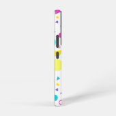 Playful Neon Memphis Geometric Retro Pattern Samsung Galaxy Hülle (Rechte Seite)
