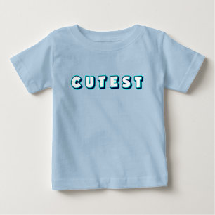 Playful Neon Typografie Baby T-shirt