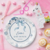 Playful Ocean Blue Sea Life Baby Dusche Pappteller (Party)