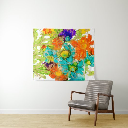 Playful One Tapesty von Anne Pryor Wandteppich (Beispiel (Horizontal))