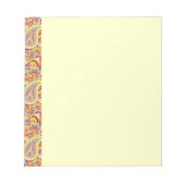 Playful Paisley Notizblock (Vorderseite)