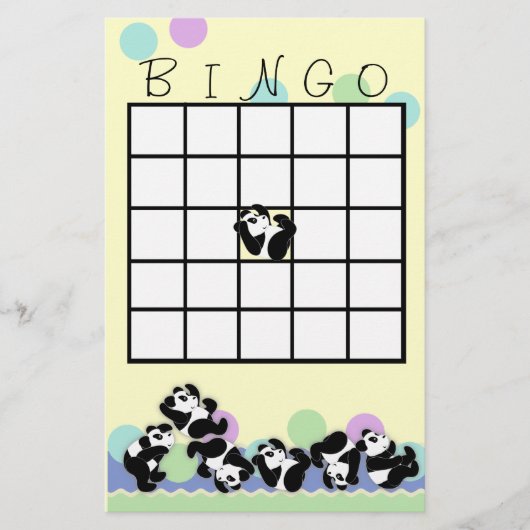 Playful Panda Bingo (Vorderseite)