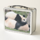 Playful Panda Metal Lunchbox (Rückseite)