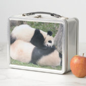 Playful Panda Metal Lunchbox (Beispiel)