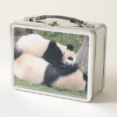 Playful Panda Metal Lunchbox (Vorderseite)