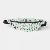 Playful Panda Pattern Bauchtasche (Vorderseite)