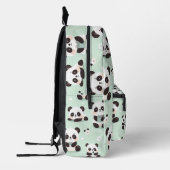 Playful Panda Pattern Bedruckter Rucksack (Links)