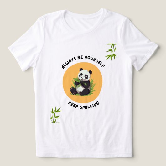 Playful Panda Vibes T Shirt Design (Design Vorderseite)