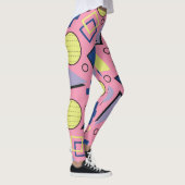 Playful Pastel Memphis Formen Leggings (Rechts)
