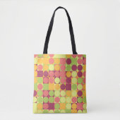 Playful Pastel Tiles Tasche (Vorderseite)