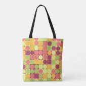 Playful Pastel Tiles Tasche (Rückseite)