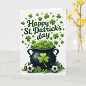 Playful Patrick Day Card Karte (Gelbe Blume)