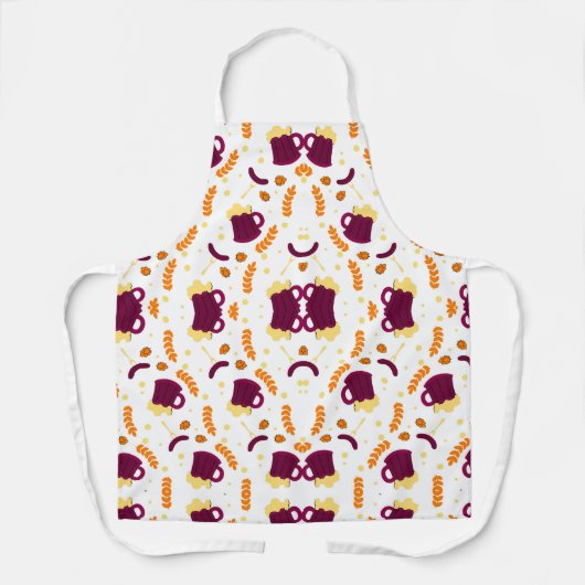 Playful Pattern Apron Design Schürze (Vorderseite)