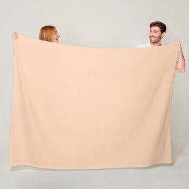 Playful Peach Beige Fleecedecke
