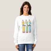 Playful Pencils Lehrer Name Sweatshirt (Vorne ganz)
