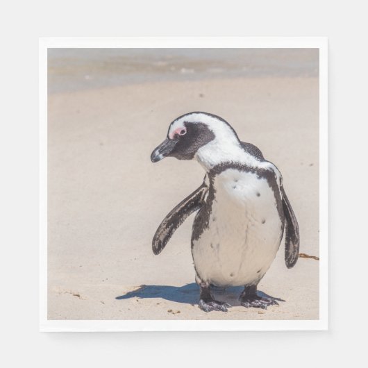 Playful Penguin Napkins Serviette (Vorderseite)