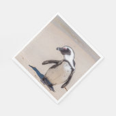 Playful Penguin Napkins Serviette (Ecke)