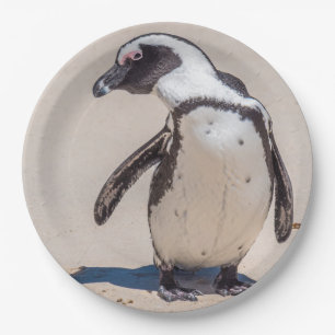 Playful Penguin-Papier-Teller Pappteller