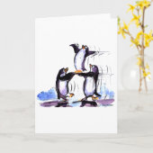 pLaYfUL pEnGuIns Karte (Gelbe Blume)