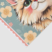 Playful Persian Cat Seidenpapier (Ausschnitt)