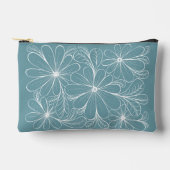 Playful Petals Zipper Pouch Zubehörtasche (Vorderseite)