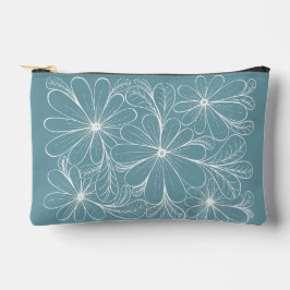Playful Petals Zipper Pouch Zubehörtasche