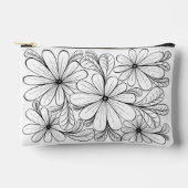 Playful Petals Zipper Pouch Zubehörtasche (Vorderseite)