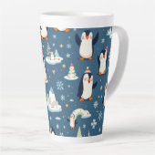 Playful Pinguin Pattern Milchtasse (Rechte Ecke)
