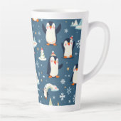 Playful Pinguin Pattern Milchtasse (Rechts)