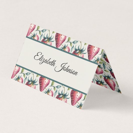 Playful Pink Strawberry Summer Fruchtname (Vorderseite)