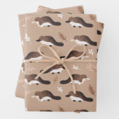 Playful Platypus Pattern Geschenkpapier Set (Beispiel)
