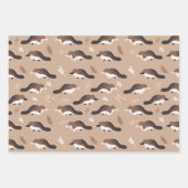 Playful Platypus Pattern Geschenkpapier Set (Vorderseite)
