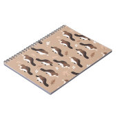 Playful Platypus Pattern Notizblock (Linke Seite)
