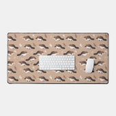 Playful Platypus Pattern Schreibtischunterlage (Tastatur & Maus)