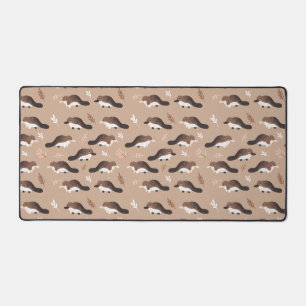 Playful Platypus Pattern Schreibtischunterlage
