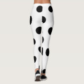 Playful Polka Dots: Komfortable und stilvolle Legg Leggings (Rückseite)