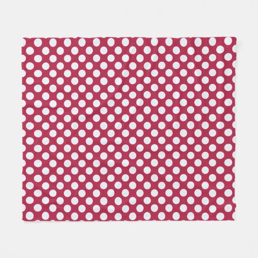 Playful Polka Dots | PD-03 | Fleecedecke (Vorderseite (Horizontal))