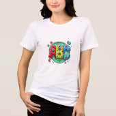 Playful PopFunk ABC Monogram Tri-Blend Shirt (Vorderseite)