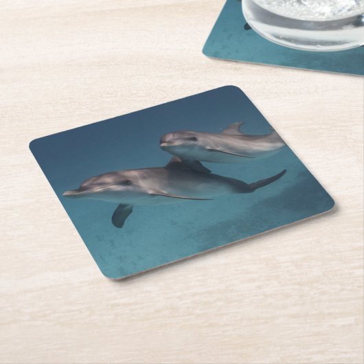 Playful Pose Rechteckiger Pappuntersetzer (angewinkelt)