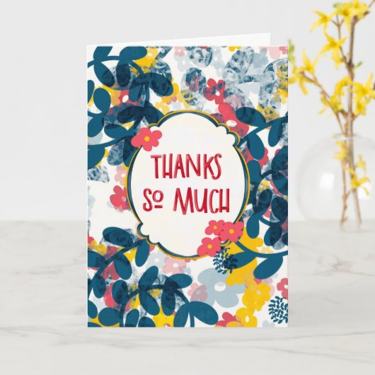 Playful Posies – Thank You So Much Karte (Gelbe Blume)