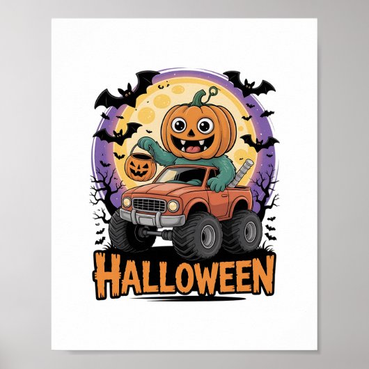 Playful Pumpkin Poster (Vorne)
