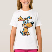 Playful Pup Kids' Pullover Hoodie (Vorderseite)