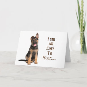 PLAYFUL PUP SAGT "1. TAG KINDERGARDEN" KARTE