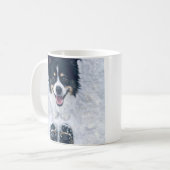 Playful Puppy Coffee Mug | Cute Dog Mug Kaffeetasse (Vorderseite Links)