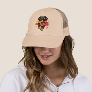 Playful Puppy Graffiti Snapback - Hundefreunde Truckerkappe