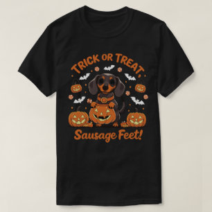 Playful Puppy Pumpkin Halloween T-Shirt