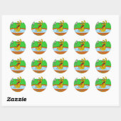 Playful Puppy Stickers (Blatt)