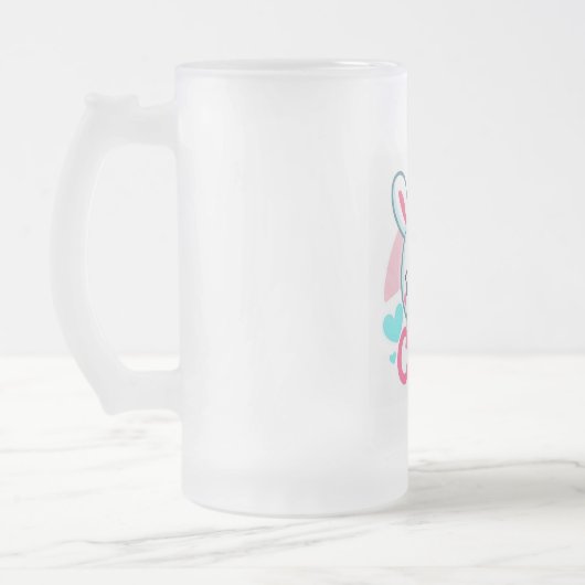 "Playful Rabbit Joy Tasse" Mattglas Bierglas (Links)
